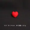 Lindo Estilo Japonés Corazón Rojo Corazón Corazón Corazón Broche con Forma de Corazón Insignia de Dibujos Animados Insignia Botón Pin Accesorios para Zapatos de Estudiante para Mujer Bolsos