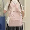Mochila de Lazo de Aspecto Elegante para Mujer, Nuevo Estilo para Estudiantes de Primaria de 3º a 6º Grado, Bolsa Escolar Ligera y de Gran Capacidad
