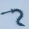 Impressão 3D Rei Dragão do Mar Oeste Ao Salta Modelo da Tia Articulado Móvel Dragão Nezha Rei Dragão do Mar Oeste Adornos de Mão Presente