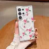 Comercio Exterior Estilo Ins Conejo Rosa Rosa Funda Magnética Transparente para Teléfono Samsung S25Ultra S22Plus Cubierta Protectora