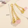 Colgante antiguo de oro estilo chino con cuenta de gota de aceite tridimensional, colgante con material para pulsera de cuentas DIY, collar, joyería