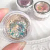Celebridade da Internet Nail Art Pó Aurora Opala Pó Glitter Nuvem Sonhadora Brocado Polinizador Sete Cores Salão de Unhas Decorações Exclusivas para Unhas