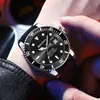 Reloj Mecánico Falso Totalmente Automático para Hombre con Calendario Luminoso, Reloj Deportivo Multifuncional Impermeable