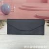 Estuche Triangular para Gafas, Estuche Plegado a Mano para Gafas de Sol, Estuche de Almacenamiento de Cuero de Alta Gama Impermeable y Anticaídas para Gafas de Miopía