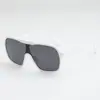 Gafas de Sol Aviador de Una Pieza con Montura Grande, Gafas Frescas con Montura Negra, Gafas de Sol para Conducir para Hombre, Modernas y Versátiles