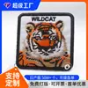 Fabricante de Bordado de Alta Precisão Personalizado, Adesivos de Tecido Bordados Super Resistentes em Formato de Animal, Processamento de Bordado Personalizado Adesivos de Tecido Bordados