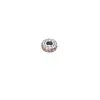 Plata de Ley s925 Cuentas Espaciadoras Rayadas Martilladas Retro Cristal Wenwan Tejido Cuerda de Mano Cadena Collar Accesorios Hechos a Mano DIY