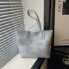 Bolsa de trabalho e para o dia a dia elegante, estilo coreano, de grande capacidade, da moda, para mulheres, novo modelo 2026, bolsa de ombro, bolsa de ombro sob o braço, bolsa tote, design simples