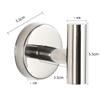 Gancho Autoadhesivo de Acero Inoxidable 304 para Baño, Inodoro, Gancho Individual, Gancho para Abrigo de Puerta, Gancho de Pared para Cocina, Transfronterizo