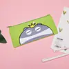 Estojo de lona coreano criativo fofo de desenho animado direto da fábrica mini porta-moedas arte retrô bolsa de armazenamento com zíper