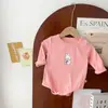 Versão Coreana das Novas Roupas de Bebê Fofas de Desenho Animado Confortáveis de Manga Longa Roupas de Bebê Fofas de Desenho Animado Roupas de Engatinhar