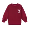Tutu Elefantito Ropa Infantil Sudadera para Niñas 2026 Nuevo Invierno Rojo Cálido Engrosada Atuendo de Año Nuevo Primavera Otoño Top