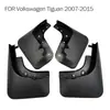 Adequado para Para-lamas de Borracha, Proteção de Pneu contra Lama, Acessórios de Borracha para Lama Volkswagen Tiguan 2007-2015