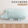 2026 Nuevo Modelo Seda Refrigerante Verano Fresco Elefantito Núcleo de Almohada de Trigo Sarraceno Almohada Infantil Núcleo de Almohada para Guardería Bebé Lindo