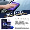Kit de Limpieza de Película de Aceite para Cristales de Automóvil y Ventanas - Elimina la Película de Aceite, Limpia, Renueva y Mantiene el Brillo