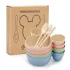 Estilo Especificado pelo Cliente Macaron Louças Prato de Jantar de Alto Valor Tigela de Salada Redonda de Plástico Doméstica
