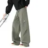 Pantalones de trabajo softshell a prueba de viento e impermeables, estilo americano/personalizados, para hombres y mujeres, adecuados para actividades al aire libre en otoño, corte recto holgado, versátiles para deportes casuales