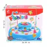 Juguete de pesca musical eléctrico Dongxin, plato de pesca magnético giratorio de doble capa, se puede añadir agua, pesca interactiva para padres e hijos