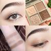 Novo Sakura's Story Sombra de Ojos de Cuatro Colores Sentido Avanzado Principiante Principiante Color Tierra Maquillaje Diario Ligero Paleta de Sombras de Ojos