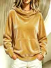 Sudadera con capucha de manga larga, color liso, informal, holgada, nueva para otoño e invierno, moda transfronteriza europea y americana de Amazon