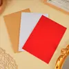Stock Listo Tarjeta de Felicitación Invitación Sobre Papel Kraft Rojo Blanco Tamaño Grande Sobre Selección Transfronteriza Suministro Venta al por Mayor