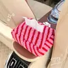 Blue Rain Caja de Pañuelos para Coche Nuevo Colgante Caja Reposabrazos de Coche de Gama Alta Caja de Pañuelos Bolsa Sencilla para Colgar Pañuelos en el Coche
