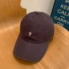 Gorra de Béisbol Otoño 2026 Estilo Dulce Ins Letra Número 7 Versátil para Mujer Gorra de Sol de Ala Alta para Mujer