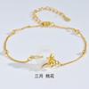 Pulsera de Plata de Ley S925 con Doce Flores, Diosa, Calcedonia Blanca, Hebilla de Paz para Niñas, Nuevo Estilo Chino, Fresca y Sencilla, Nuevo Modelo Primavera y Verano