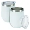 Venta directa de fábrica 12 oz taza de doble pared de acero inoxidable 304 tapa push-pull taza para beber directamente taza casera de gran barriga en forma de U