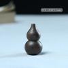 Colgante pequeño de calabaza con agujero pasante de sándalo y palisandro, con texto DIY, cuentas para jugar, joyería, llavero, colgante de coche Fulu