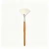Padrão de Bambu Escova Suave para Máscara Limpeza de Poros Escova Facial Aplicador de Máscara de Argila Pincel para Tônico Pincel de Maquiagem Ferramentas de Beleza