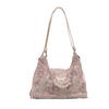 Mochila de lona de gran capacidad con diseño de mariposas y encaje de verano para mujer, bolso de hombro artístico de estilo coreano a la moda, novedad de 2024