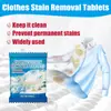 Tabletas Efervescentes Jakehoe para Eliminar Manchas en la Ropa Limpian Profundamente Manchas Difíciles y Manchas de Grasa en Ropa Blanca y Dejan una Fragancia Duradera