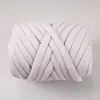Gasa de Algodón Hilado en Núcleo Extra Grueso Tiras de Lana Islandesa DIY para Tejer a Mano Mantas, Camas para Gatos, Cojines y Almohadas