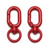 Llavero multifuncional de pintura de aleación 16x 39 mm accesorios DIY hechos a mano hebilla de mochila colgante exterior anillo de conexión de joyería