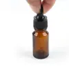 Frasco de essência de ponto, frasco de essência de cor de chá, frasco conta-gotas de vidro, subembalagem, reagente dispensador, conjunto de viagem cosmética