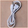 Cable de carga USB a 5.5 DC5521, cable de alimentación para pedicura de 1 metro de largo, cable de carga USB a CC