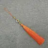 Recordando Xiangfei 12B-7 Hebilla Ping An Borla Antigua Colgante Oreja diy Hecho a Mano Cintura Hanfu Joyería Clásica Cheongsam