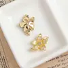 Aleación Gota de Aceite Flor Fresca Hoja de Ginkgo Ins Pequeña Fragancia Collar Pendientes Pulsera Colgante de Joyería DIY