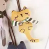 Colección de Colgantes de Tela Coreana de Dibujos Animados, Llaveros de Oso y Conejo, Collares de Muñecas Estéreo, Accesorios Lindos para Niños, Mayoreo