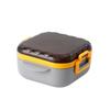 Caja de almuerzo multifuncional de plástico para fideos instantáneos, artefacto para fideos instantáneos de dormitorio estudiantil, caja de almuerzo de cafetería con tapa, caja de almuerzo con aislamiento