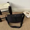 Nova Bolsa de Cintura em Nylon Meia-Lua para Mulheres Estilo Simples ao Ar Livre Bolsa para Celular Ultra-leve Portátil Bolsa de Peito Alça de Ombro Ajustável Dropshipping Disponível