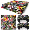 Console de Jogo Ps4 Slim Adesivo de Corpo Inteiro Material de PVC com Canaleta Guiada por Ar Filme Adesivo Bomb