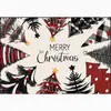 Nuevo Mantel Navideño Transfronterizo Patrón de Árbol de Navidad Muñeco de Nieve Reno Mantel de Mesa Directo de Fábrica Lino Mantel de Venta Caliente