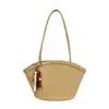 Bolso de Hombro para Mujer Estilo Nuevo, Gama Alta, Moderno, Versátil, Bolso de Axila para Viajes Diarios, Gran Capacidad, Bolso Tejido Casual para Mujer, Transfronterizo