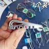 Herramienta de Ajuste Multifuncional para Doblar las Varillas de las Gafas, Reparar Dobleces en las Varillas, Enderezar la Montura, Corregir las Plaquetas Nasales, Ajuste Portátil