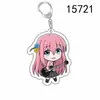 Merchandise de Anime Lonely Rock: Pingente de Mochila e Chaveiro Poggy-Chan e Kita Nijika com Expressão Cool