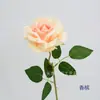 Flor Artificial Corolla Rosa Tallo Único Regalo de San Valentín Decoración Arreglo para Salón de Bodas Pared de Flores Artificiales Rosa