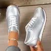Nuevos zapatos deportivos casuales de cordones, elegantes, cómodos y a la moda, de suela plana, talla grande, para verano 2026, venta al por mayor para comercio exterior