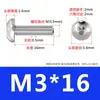 Tornillos de Acero Inoxidable 304 con Cabeza Semiredonda y Hexágono Interior Iso7380 Tornillos con Cabeza Redonda tipo Copa y Hexágono Interior M2-M6